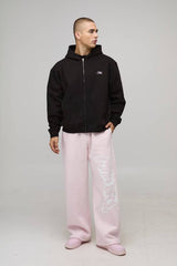 Oversized Boxy Tokyo Japan Graphic Zip Through Hoodie