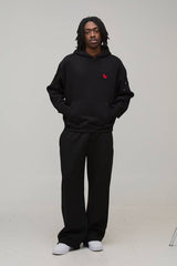 Oversized Boxy BM Panelled Hoodie