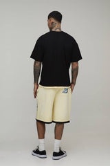 Tall Oversized Faux Hem Heavyweight Elevated Graphic T-Shirt