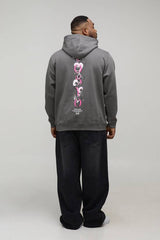Plus Regular Fit Tokyo Floral Print Hoodie