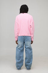 Boxy Fit Cable Knitted Jumper