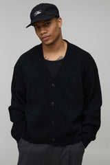 Essential Oversized Boxy Soft Touch Knitted Cardigan