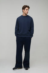 Baggy Flared Fit Split Hem Joggers