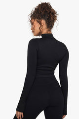 Boohoo Basics Seamless Rib Zip Through Jacket