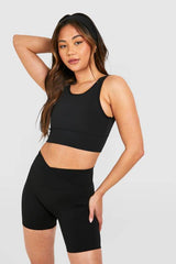 DSGN Studio Ultra Sculpt Padded Deep Hem Light Support Sports Bra