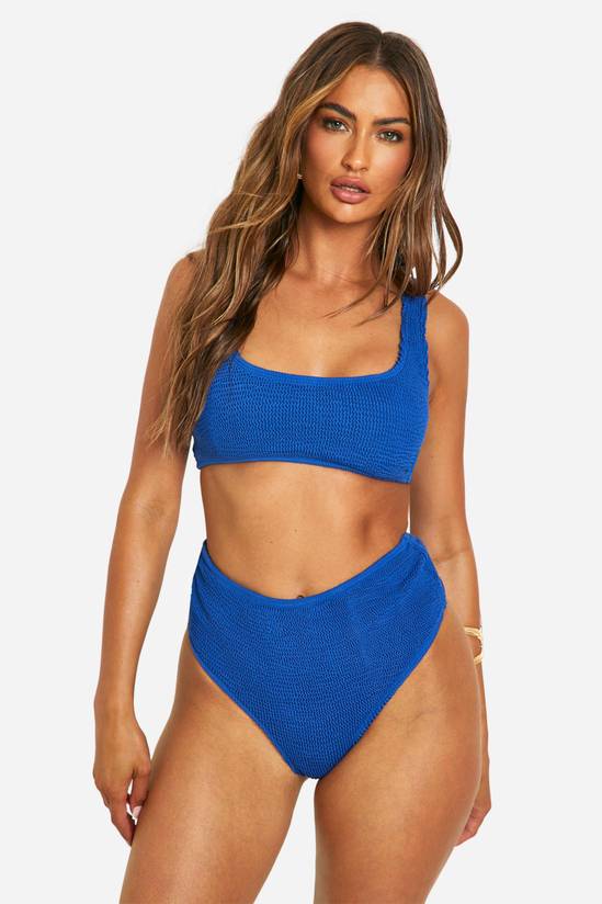 Premium Crinkle High Waisted Bikini Brief