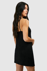 Maternity Button Down Strappy Nightie
