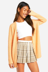 Soft Rib Knit Slouchy Boyfriend Cardigan