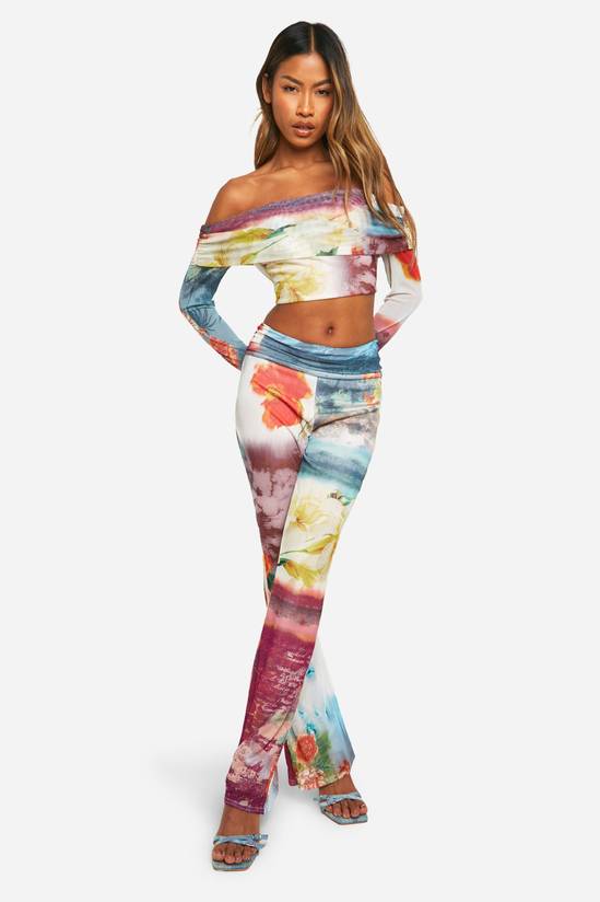 Bardot Printed Top