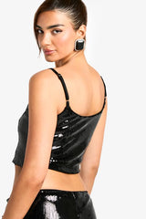 Sequin Cami Top
