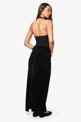 Suede Look Midaxi Skirt