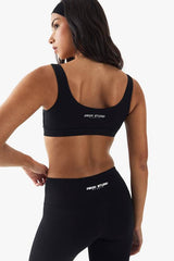 DSGN Studio Sport Zip Front Light Support Padded Sports Bra