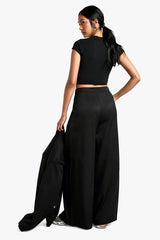 Tailored Wide Leg Trousers