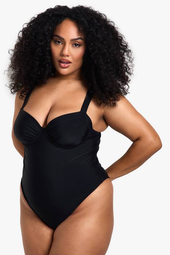 Plus Swimwear Essentials Balcony Swimsuit