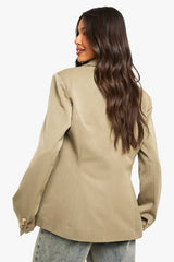 Tailored Cinched Waist Blazer