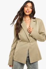 Tailored Cinched Waist Blazer