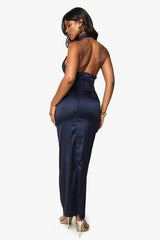 Cowl Maxi Slip Dress