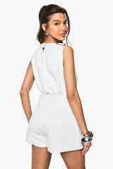 Tailored Wrap Front Playsuit