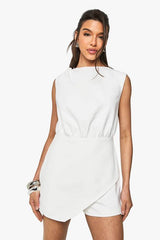 Tailored Wrap Front Playsuit