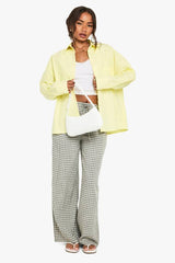Cotton Poplin Oversized Shirt