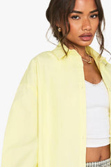 Cotton Poplin Oversized Shirt