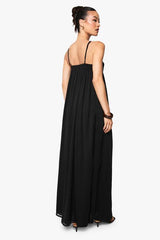 Tall Chiffon Strappy Volume Maxi Dress