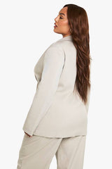 Plus Tailored Boyfriend Blazer