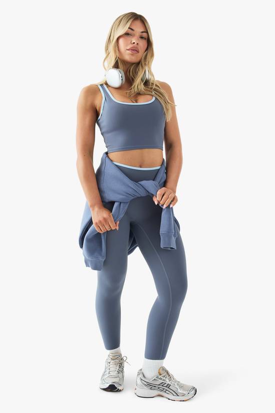 DSGN Studio Sports Ultra Sculpt Contrast Piping High Waist Legging