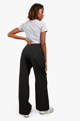 Straight Leg Relaxed Fit Tailored Trousers