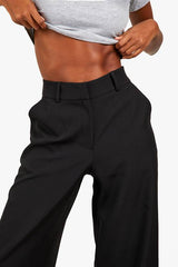 Straight Leg Relaxed Fit Tailored Trousers