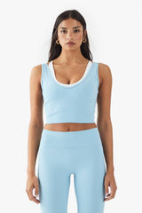 DSGN Studio Ultra Sculpt Double Layer Contrast Sports Bra
