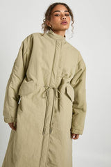 Oversized Cinched Waist Parka