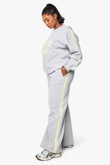 Plus Side Stripe Wide Leg Joggers