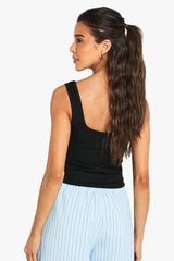 Premium Super Soft Wide Strap Square Neck Vest