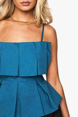 Poplin Pleated Smock Cami