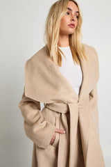 Waterfall Wool Blend Coat