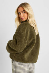Teddy Button Up Jacket