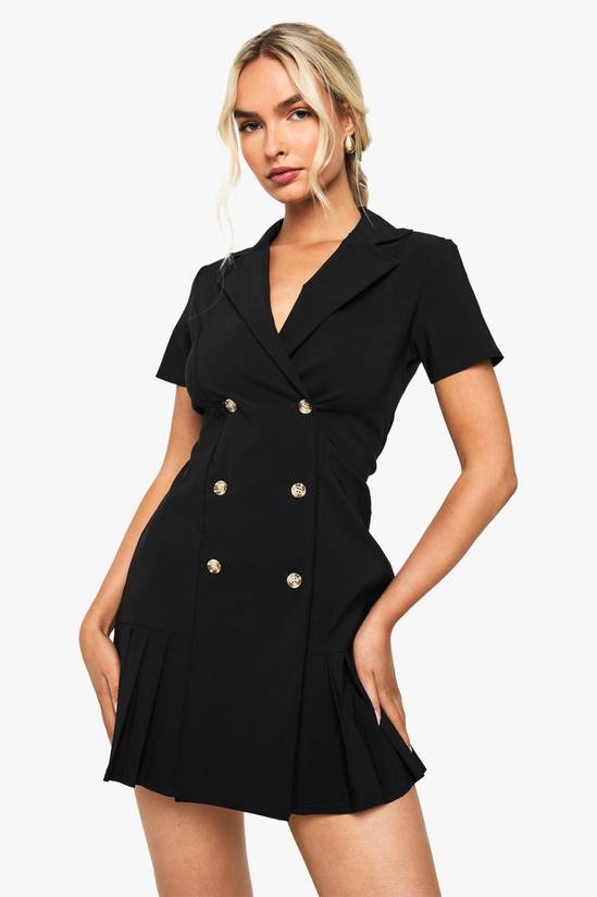 Bengaline Tennis Skirt Blazer Dress