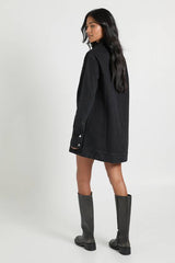 Tall Long Sleeve Denim Dress