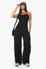Wide Leg Cargo Jogger