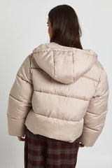 Petite Hooded Padded Puffer Jacket