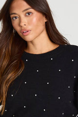 Diamante Crew Neck Jumper