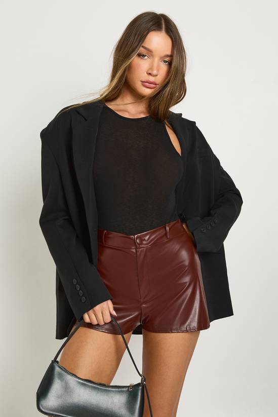 PU Mini Short