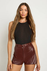 PU Mini Short