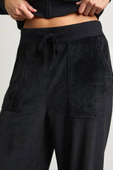 Velour Cropped Fitted Tracksuit