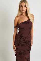 Strappy Devore Maxi Dress