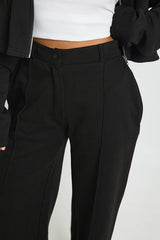 Cropped Bomber Jacket And Tailored Jogger Tracksuit