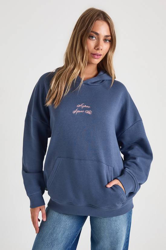 Apres Ski Embroidered Overszied Hoodie