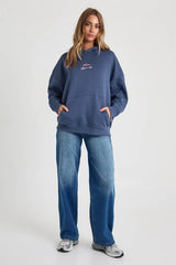 Apres Ski Embroidered Overszied Hoodie