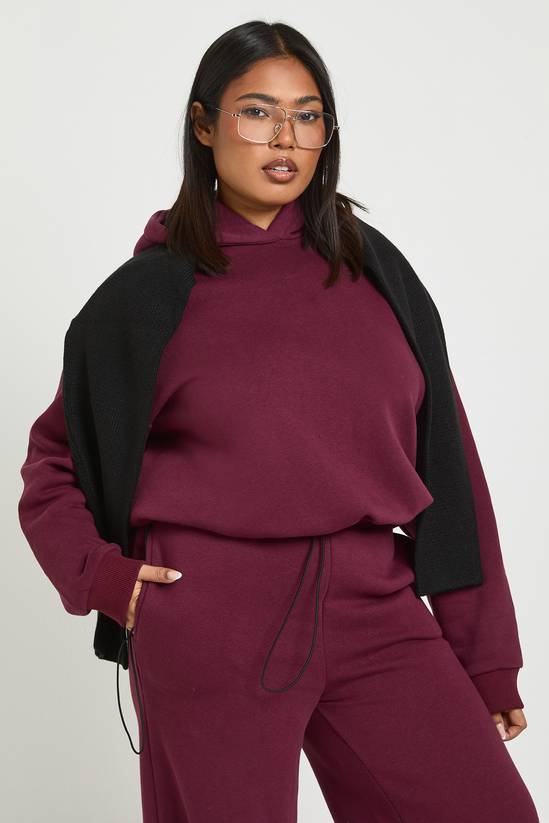 Plus Toggle Oversized Hoodie